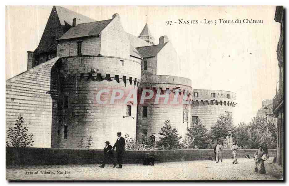 CPA Nantes Les 3 Tours du Chateau 