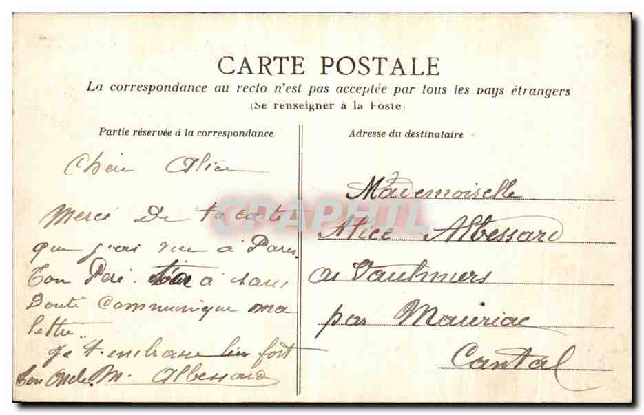 CPA Nantes Les 3 Tours du Chateau  — Verso