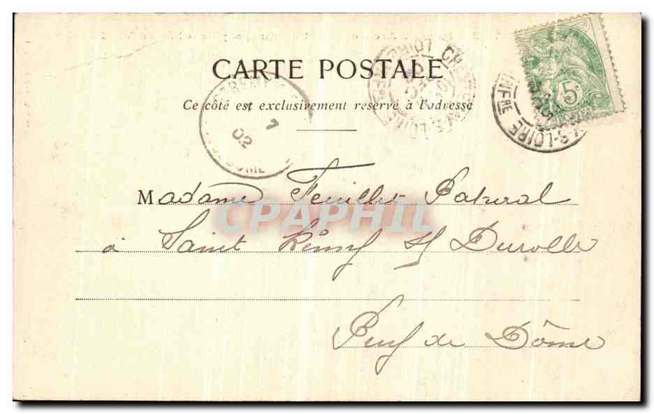 CPA Nantes Musee d Archeologie et d Ethnographie  — Verso