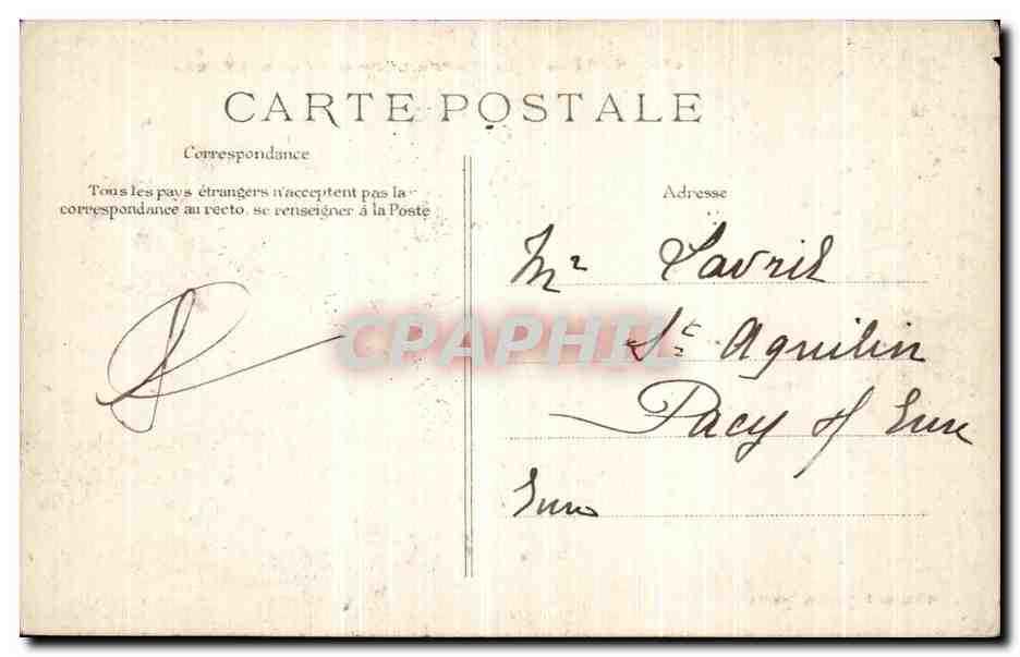 CPA Nantes Le Chateau Cote Des Tours  — Verso