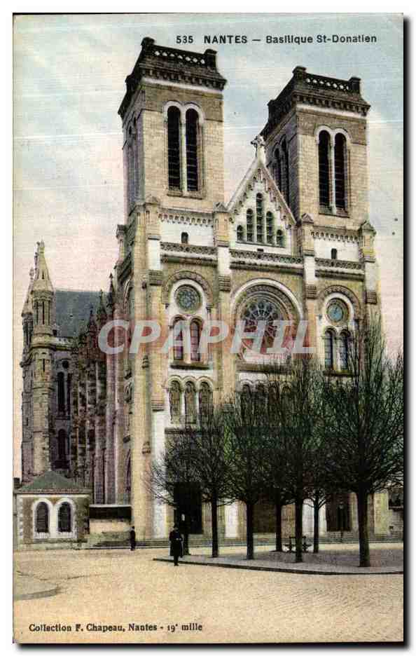 CPA Nantes Basilique St Donation 
