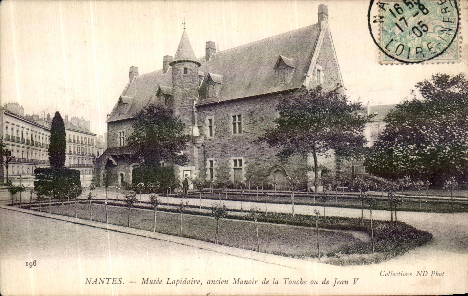 CPA Nantes Musee Lapidaire Ancien Manior De La Touche ou de Jean V