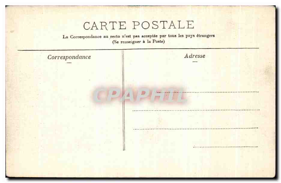 CPA Nantes Vue Des Douves et Du Chateau  — Verso