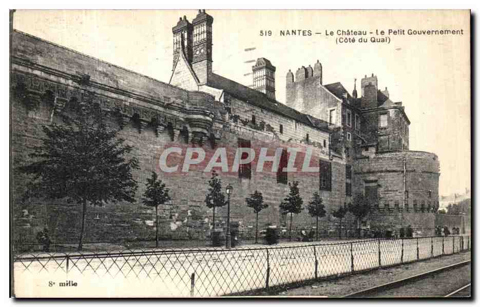 CPA Nantes Le Chateau Le Petit Gouvernement