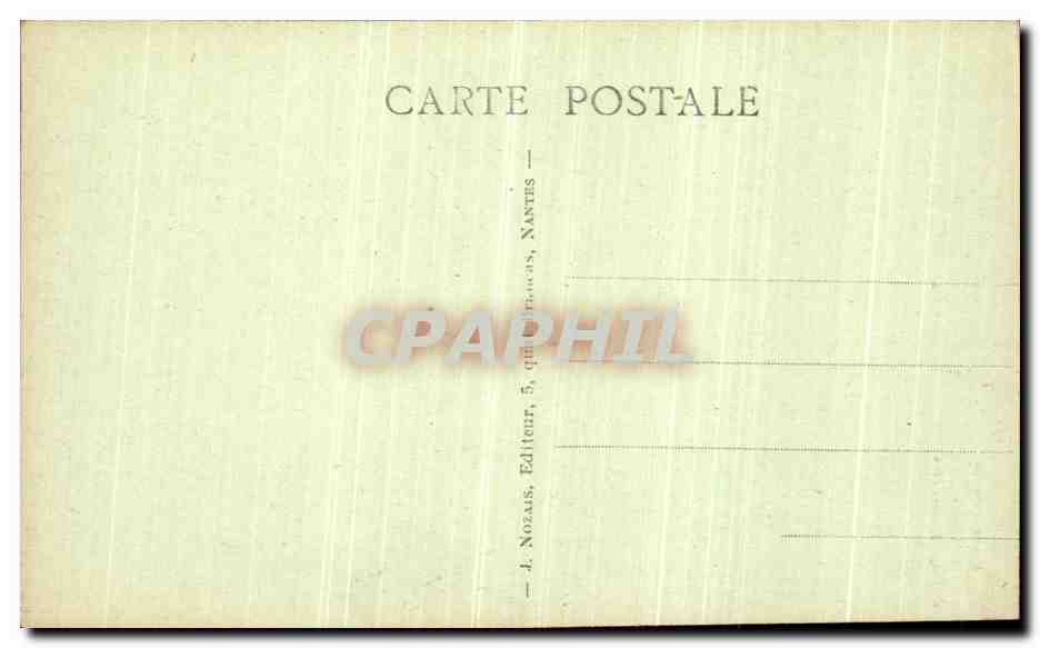 CPA Nantes Beffroi de l Eglise Ste Croix  — Rückseite