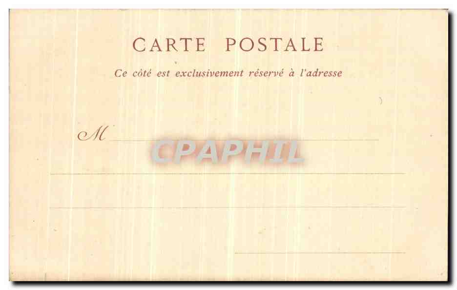 CPA Nantes La Statue de la Cours Cambronne  — Verso
