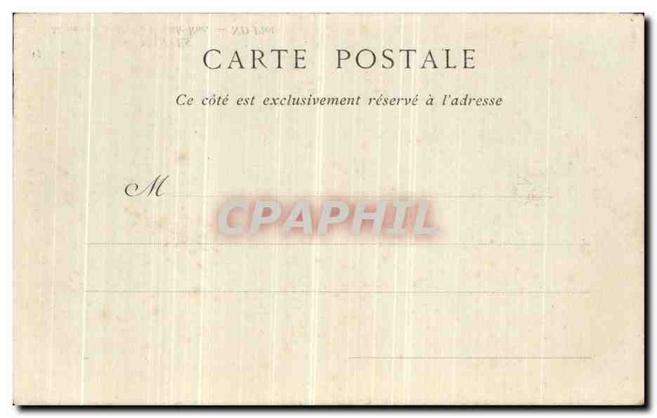 CPA Nantes Maison de la Haute Grande Rue  — Verso