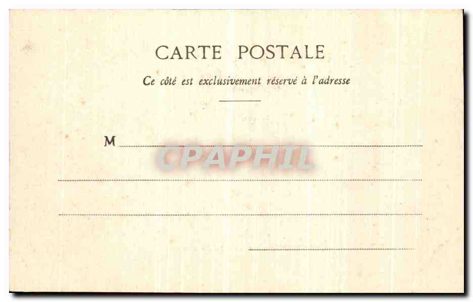 CPA Nantes La Palais de Justice  — Rückseite