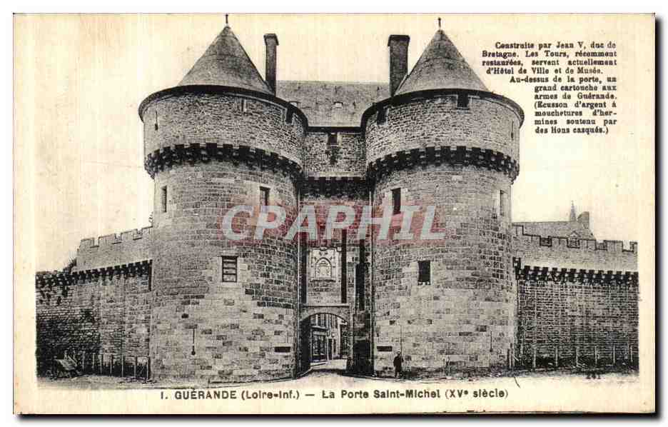 CPA Guerande La Porte Saint Michel 