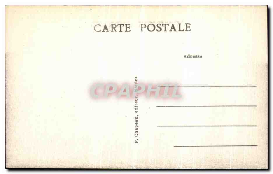 CPA Guerande Les Rochers de Kremaguen Route de Saille  — Rückseite
