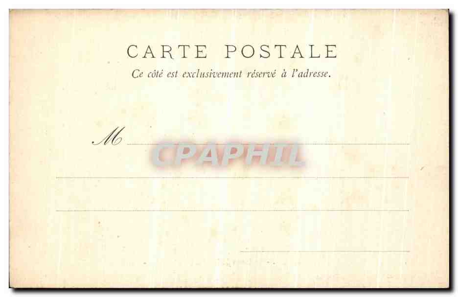 CPA Guerande La Porte St Michel Le Mail  — Rückseite