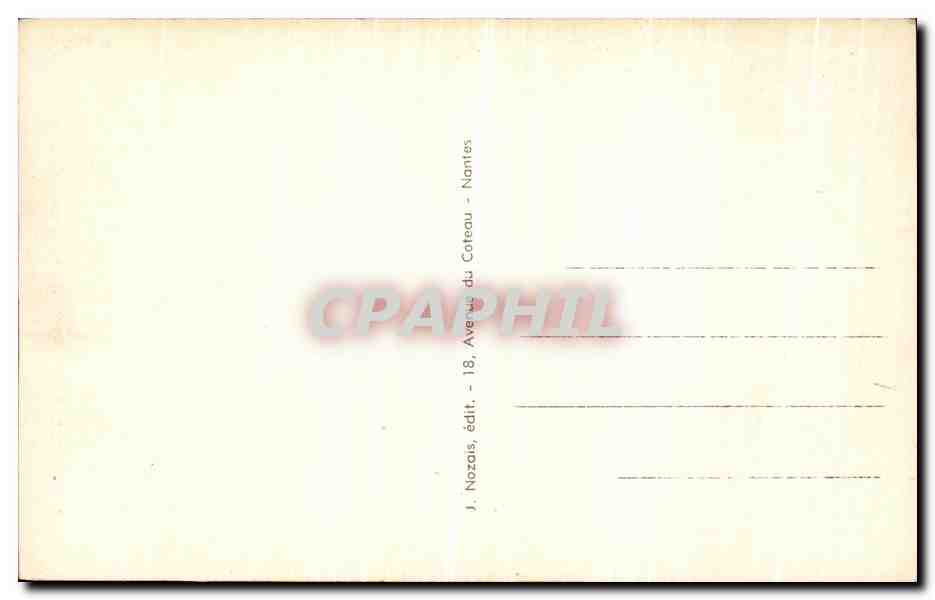 CPA Guerande Ville Curieuse Batie Dans Une Enceinte Du Moyen Age  — Rückseite