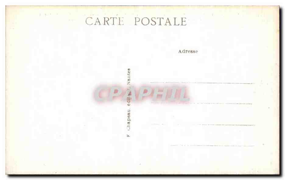 CPA Guerande Les Rochers de Kremaguen Route de Saille — Rückseite