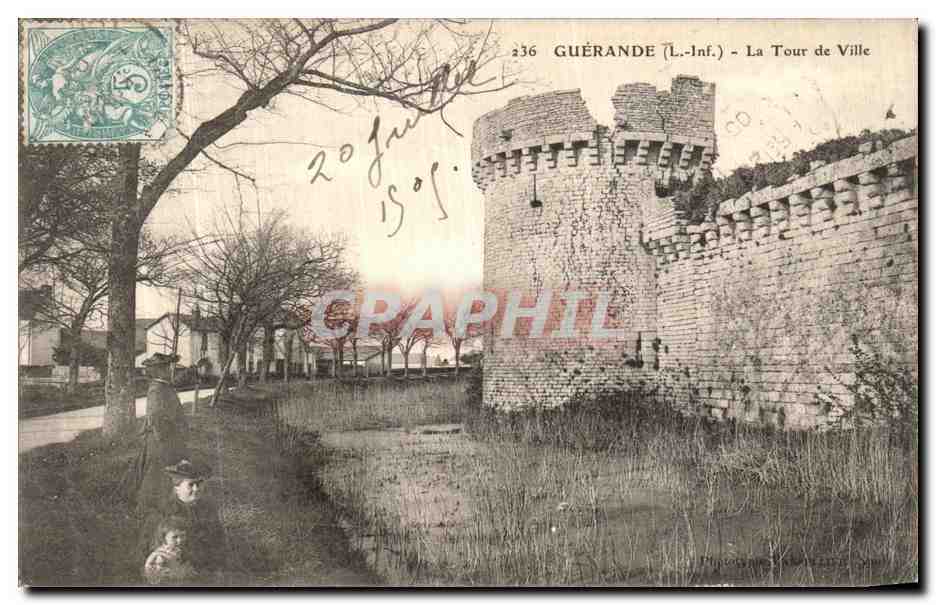 CPA Guerande La Tour de Ville
