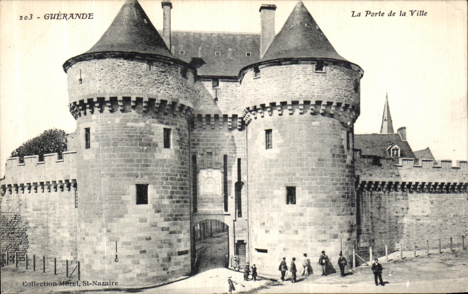 CPA Guerande La Porte de La Ville