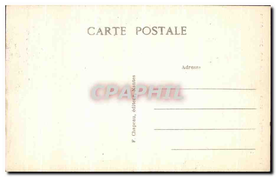 CPA Guerande Porte Renaissance Faubourg St Michel  — Rückseite