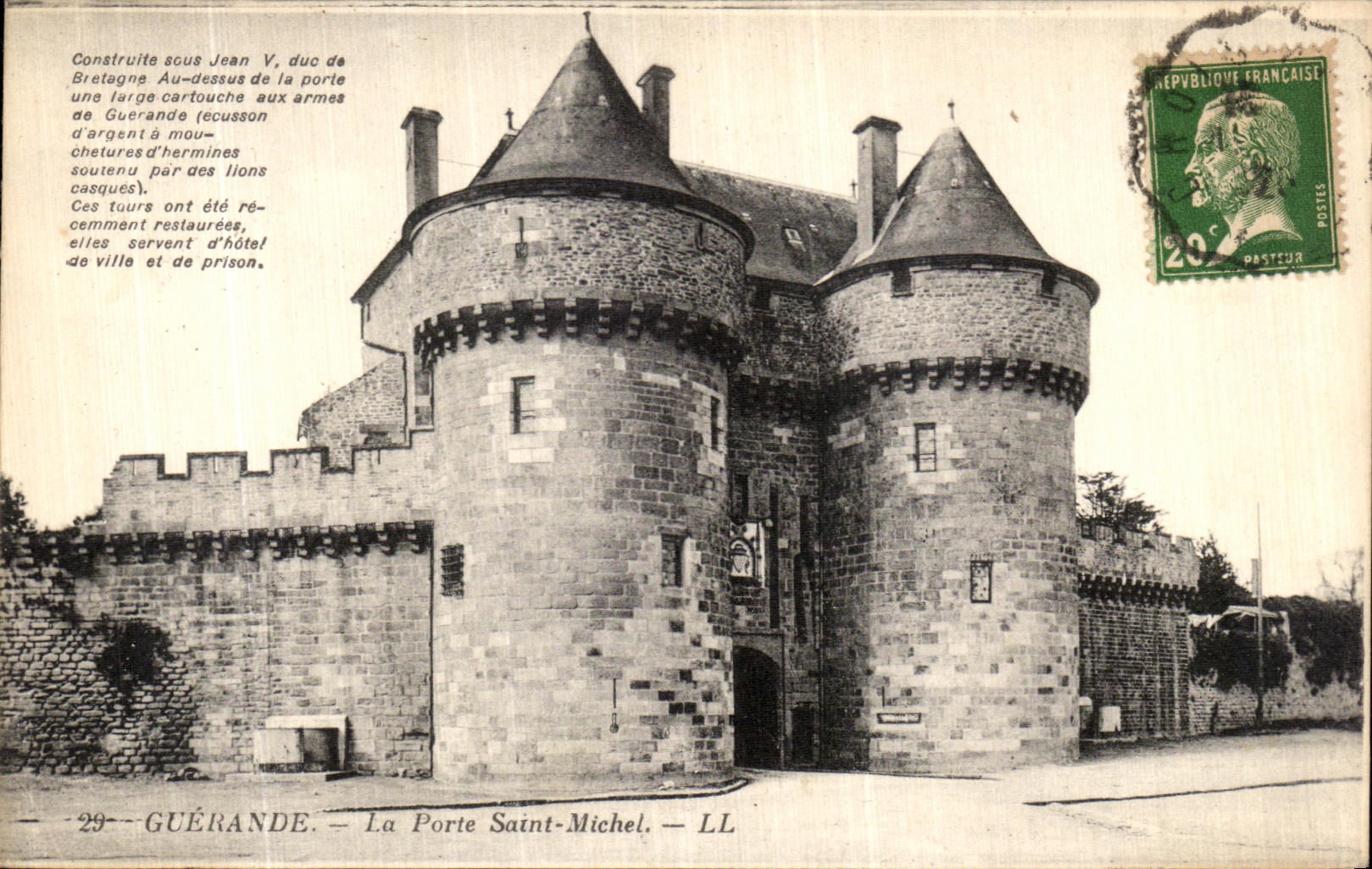 CPA Guerande La Porte Saint Michel 