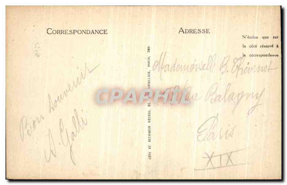 CPA Guerande La Porte Saint Michel  — Rückseite