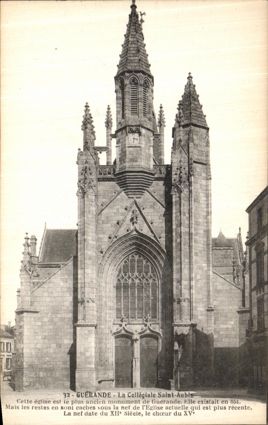 CPA Guerande La Collegiale Saint Aubin 