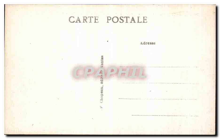 CPA Guerande Les Remparts et le Bas Mail La Tour Saint Jean  — Rückseite
