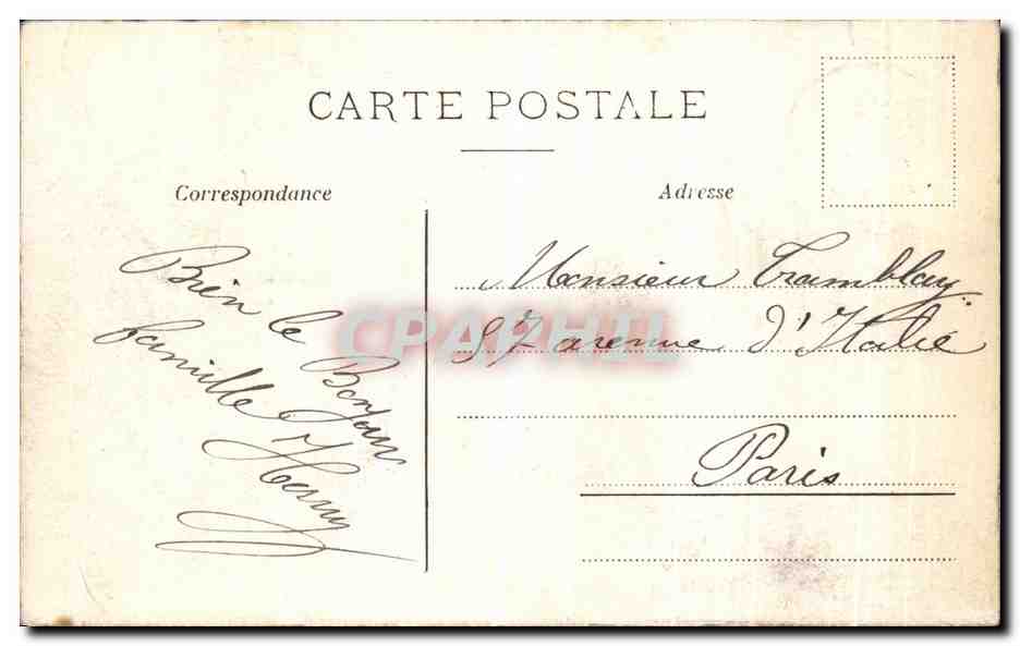 CPA Guerande La Tour de la Gandinals  — Rückseite