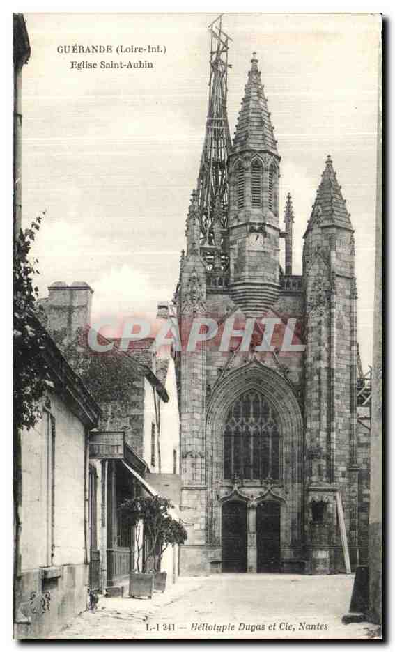 CPA Guerande Eglise Saint Aubin 