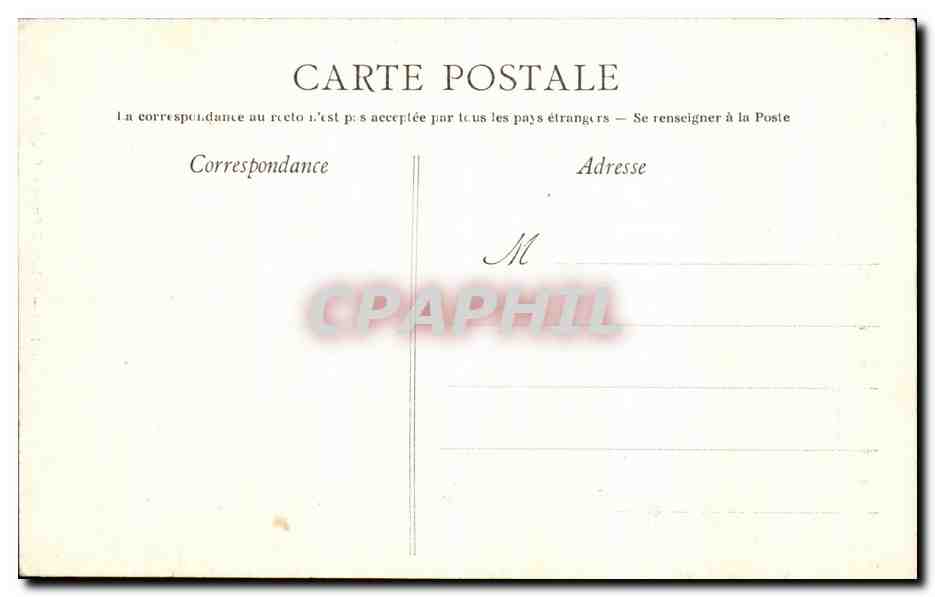CPA Guerande Eglise Saint Aubin  — Rückseite