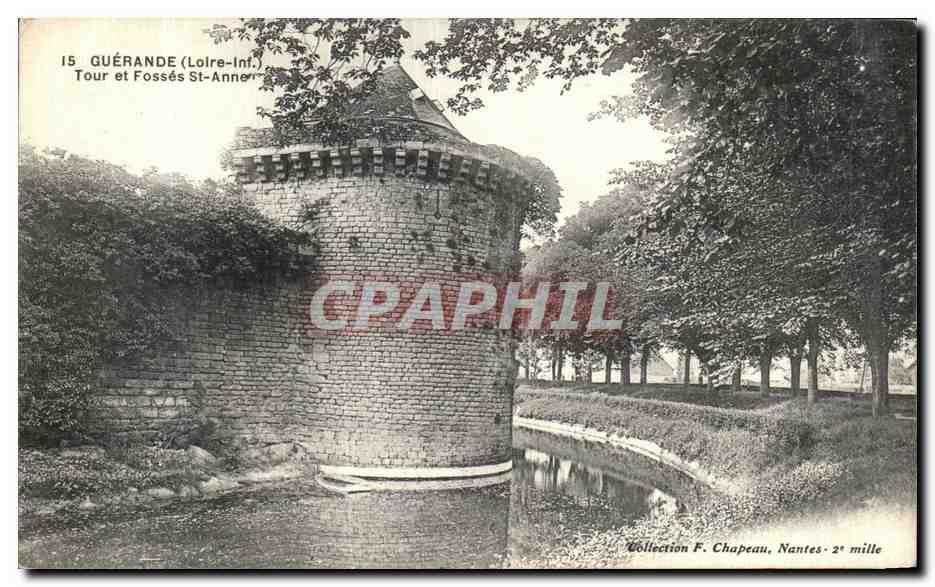CPA Guerande Tour Et Fosses St Anne