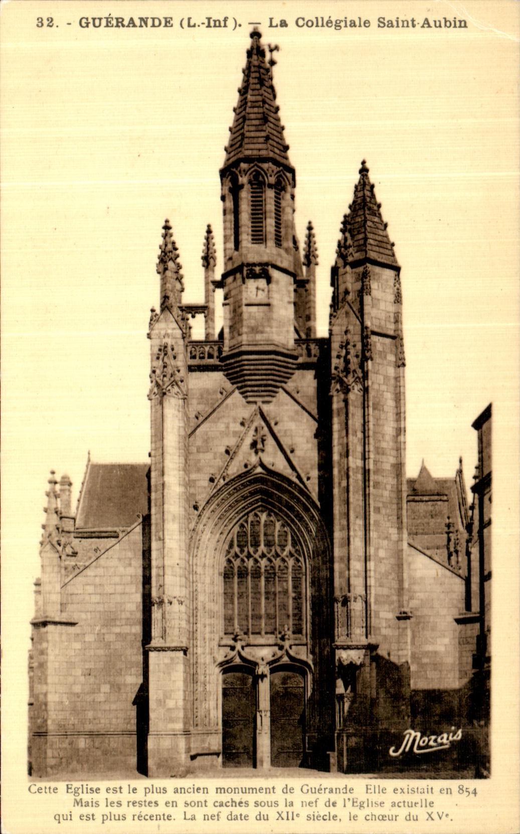 CPA Guerande La Collegiale Saint Aubin