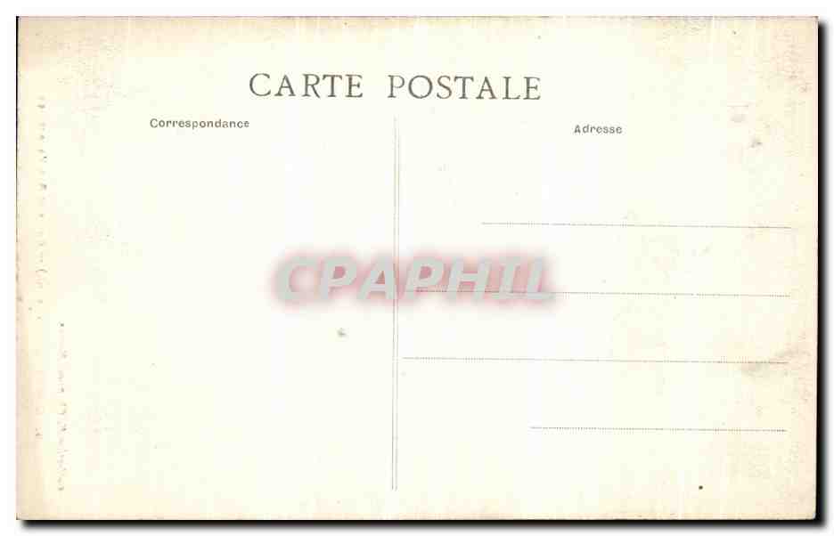 CPA Guerande Porte et Rue Vannetaise — Back