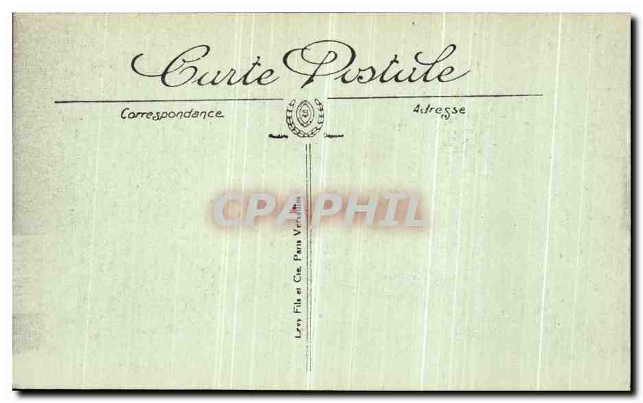 CPA Guerande Le Bas Mail Et Les Remparts — Back