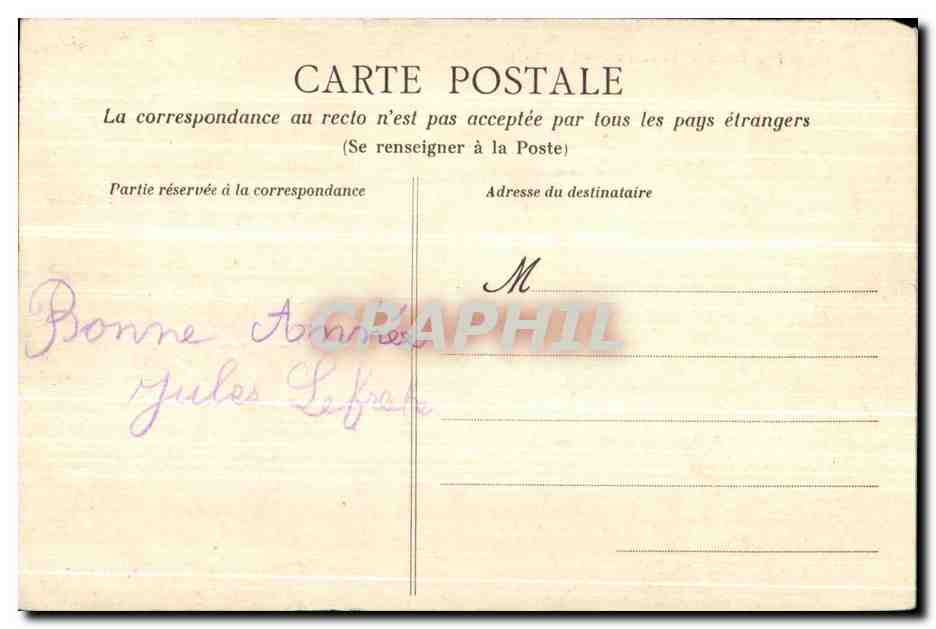 CPA Pen Born Le Debarcadere Enfants — Rückseite