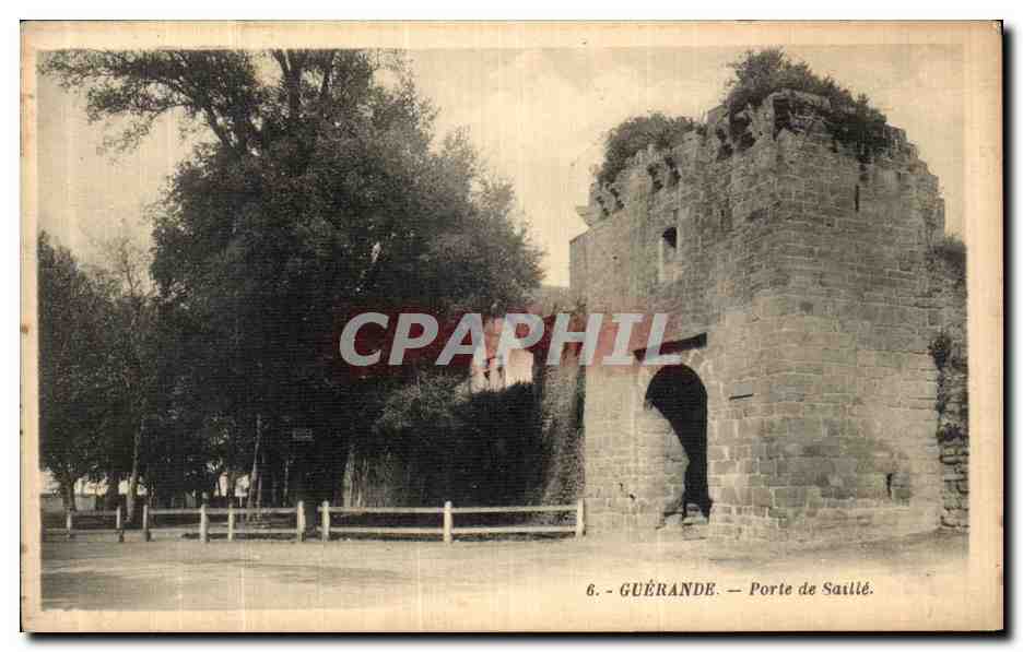CPA Guerande Porte De Saille