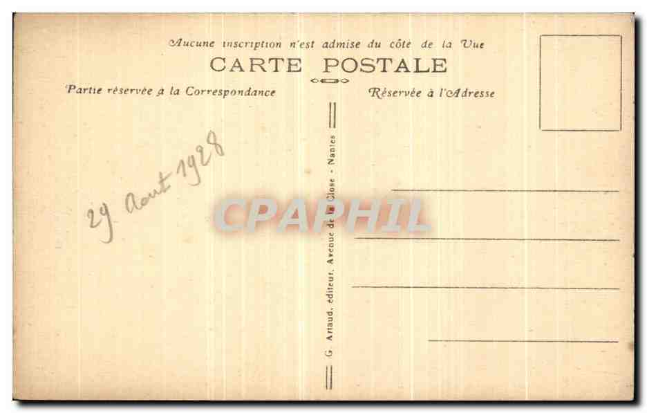 CPA Guerande Porte de Saille — Rückseite