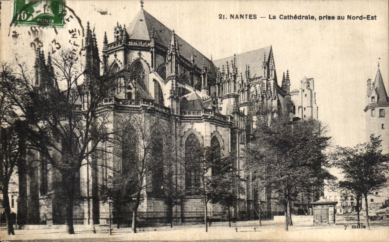 CPA Nanates La Cathedrale Prise Au Nord Est 