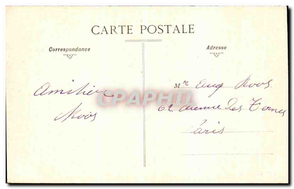 CPA St Cyr L Ecole Vue Generale — Back