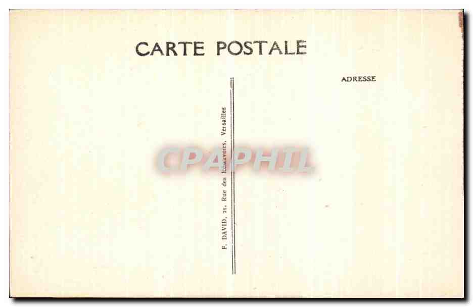 CPA Ecole Militaire de Saint Cyr Le Statue Marceau  — Back