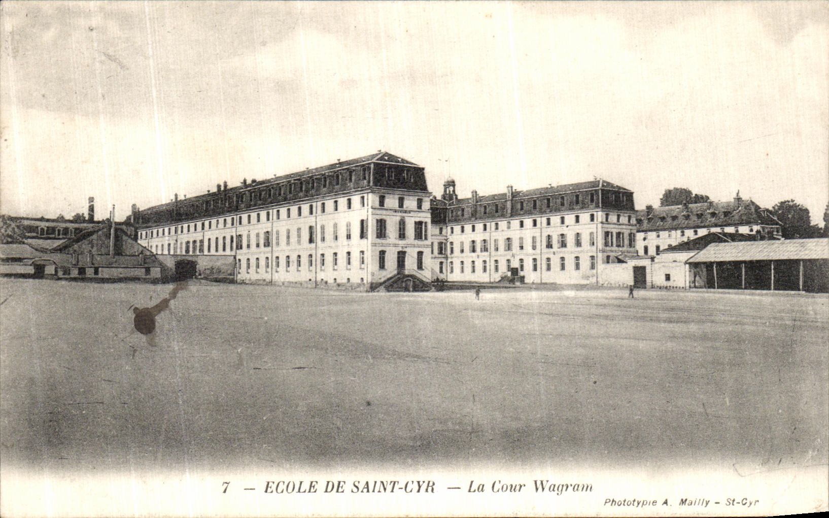 CPA Ecole De Saint Cyr La Cour Wagram Militaria