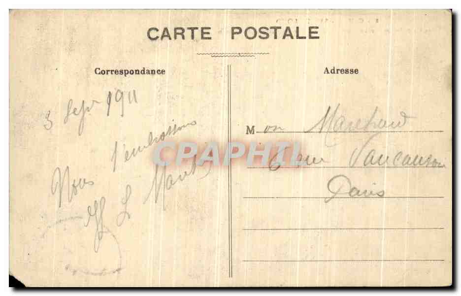 Les Cascades à Saint-Cloud — construites sous Louis XV par Le Pautre et Mansard — C.M. n°8 — Reverso