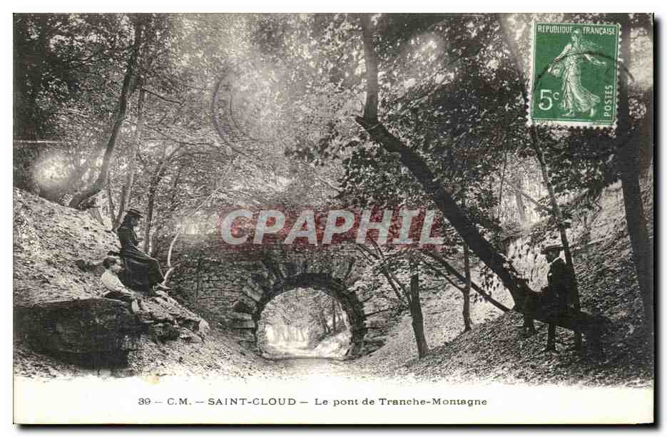 CPA Saint Cloud Le Pont de Tranche Montagne 