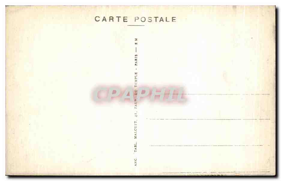 St-MAUR-DES-FOSSÉS — Le Temple — Éditeur EM, n° 3394 — Verso