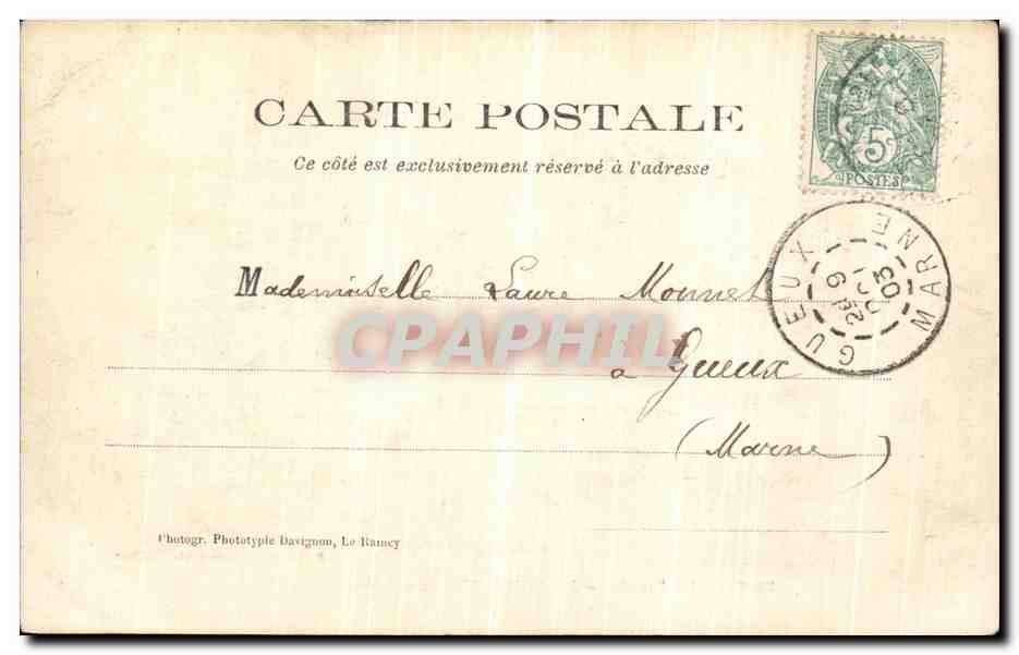 CPA St Maur Des Fosses Bords de la marne La passerelle — Rückseite