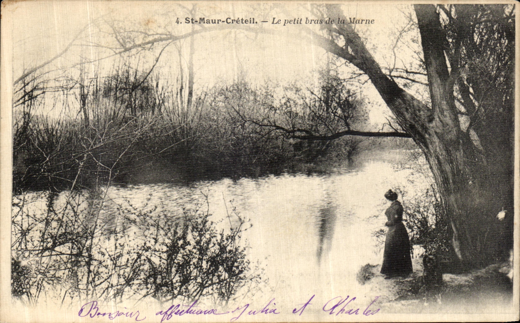 CPA Saint Maur Creteil Le Petite Bras de la Marne