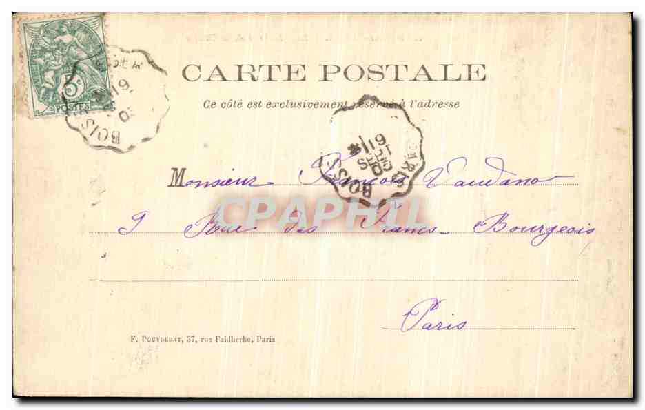 CPA Saint Maur Creteil Le Petite Bras de la Marne — Rückseite