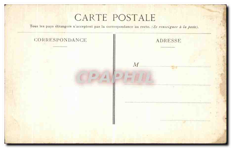 CPA Route de Champagny le Bas a Champagny Le Haut  — Rückseite