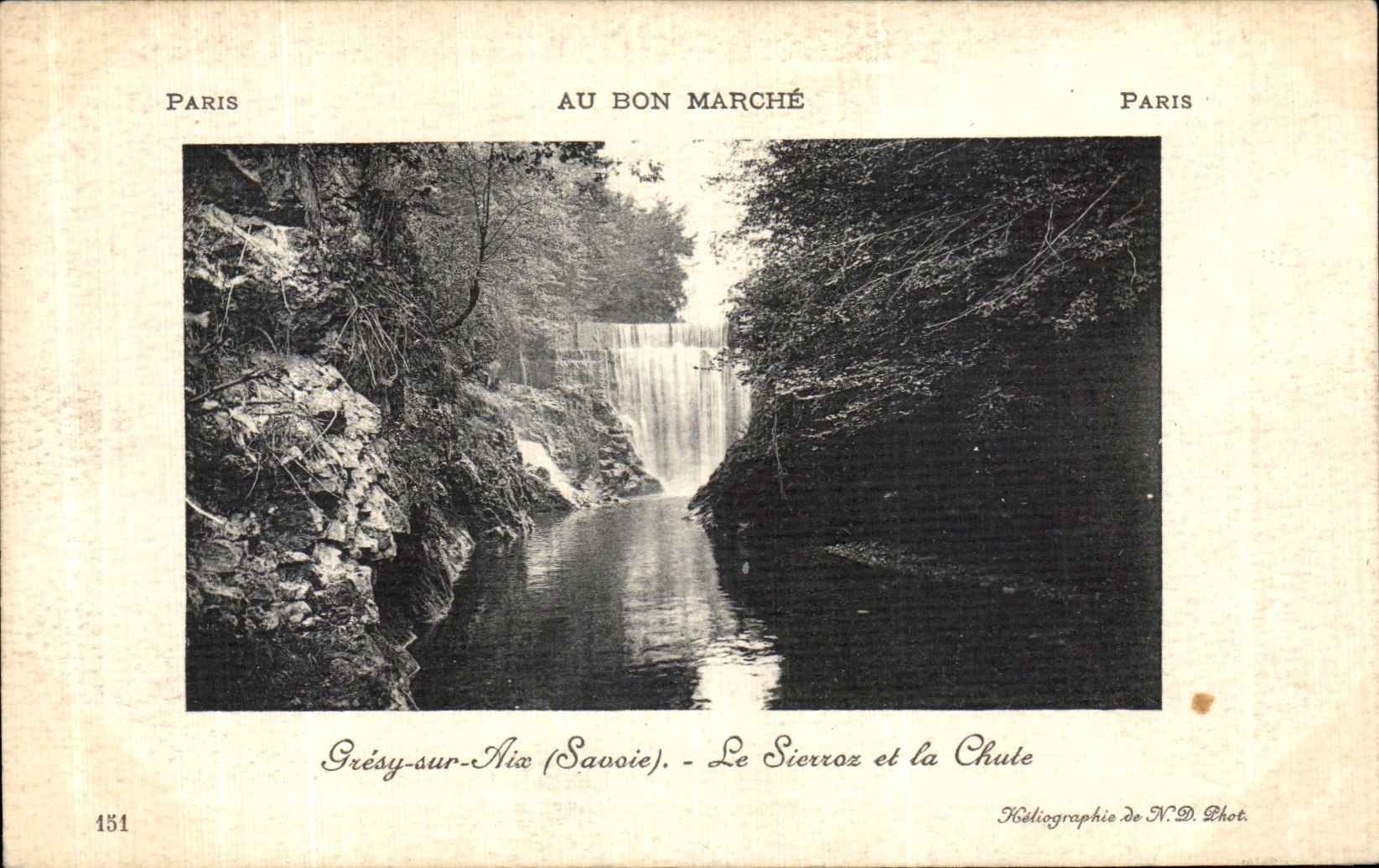 CPA Gresy Sur Aix Le Sierroz et La Chute 