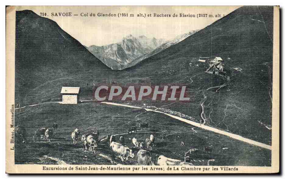 CPA Excursions de Saint Jean de Maurienne Par Les Arves de la Chambre par les Villards Vaches