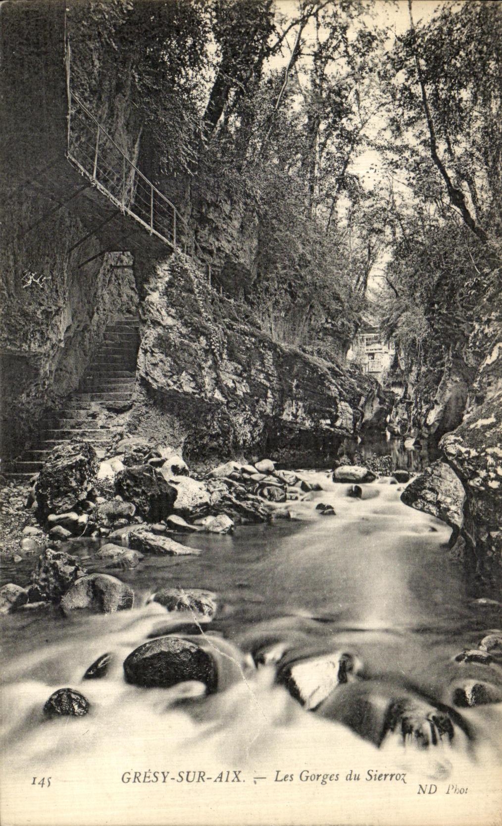 CPA Gresy Sur Aix Les Gorges de Sierroz