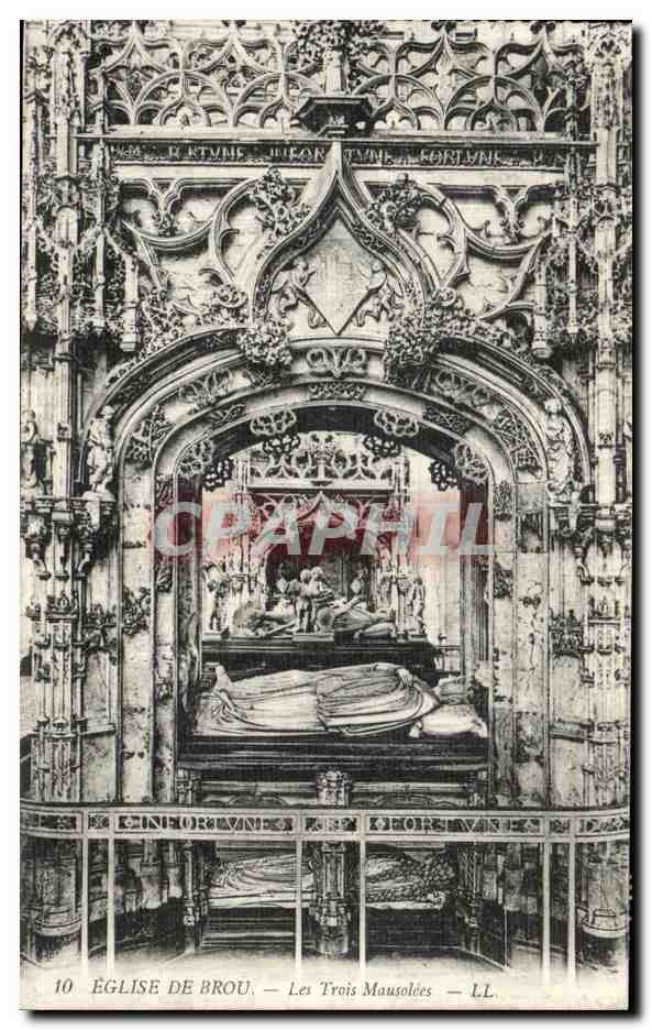 CPA Eglise de Brou Les Trois Mousolees 