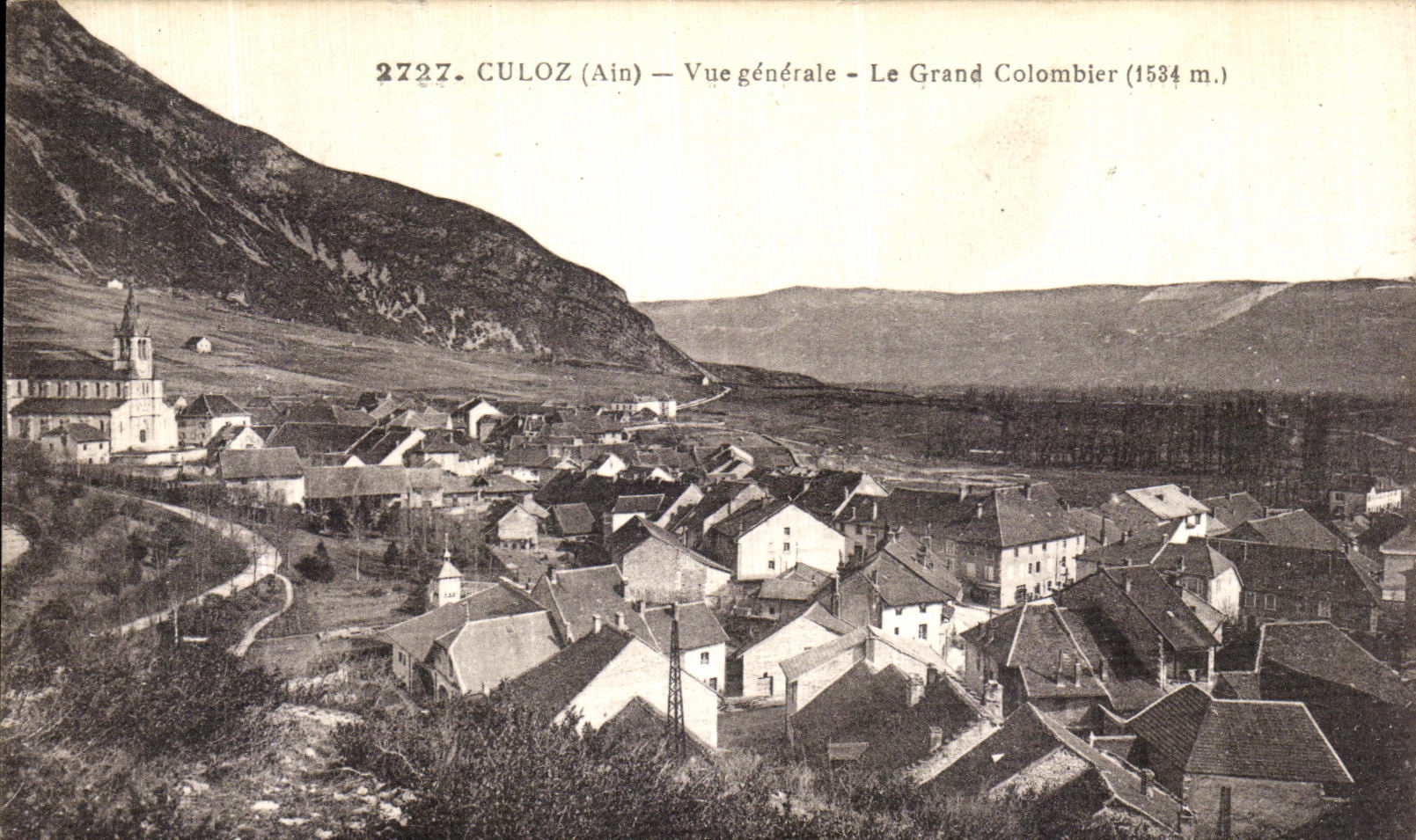CPA Culoz Vue generale Le Grand Colombier 